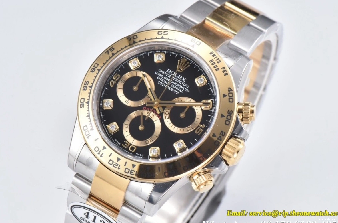 Clean YG 40MM 116503 SS Dia DD4130 Daytona Black 0509